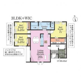 Ԏ}îPˌj@3LDK{WIC