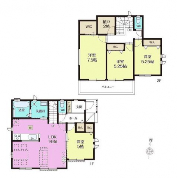 Ԏ}îPˌj@4LDK+WIC+[+J[Xy[X2