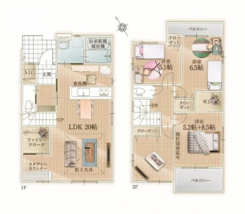 Ԏ}îPˌj@3(4)LDK+t@~[N[N