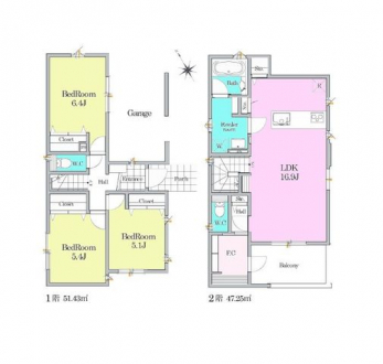 Ԏ}îPˌj@3LDK{t@~[N[[bg