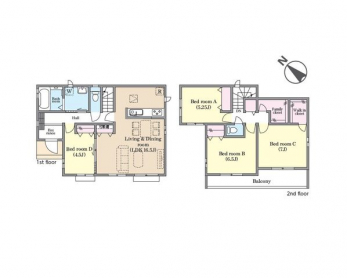 Ԏ}îPˌj@4LDK{WIC{t@~[N[[bg