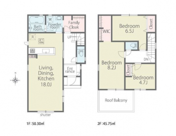 Ԏ}îPˌj@3LDK+WIC+t@~[N[N