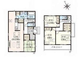 �Ԏ��}�i�̂P�ˌ��j�@4LDK