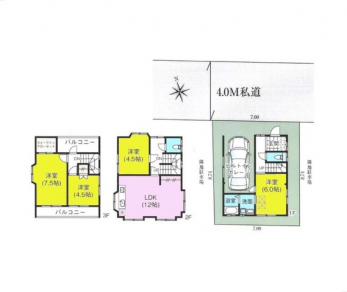 Ԏ}îPˌj@4LDK{WIC{SSC