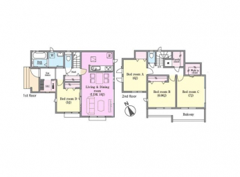 Ԏ}îPˌj@4LDK{WIC{t@~[N[[bg