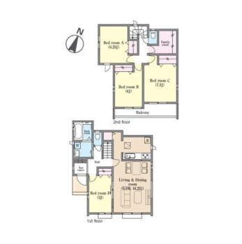 Ԏ}îPˌj@4LDK{t@~[N[[bg