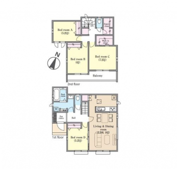 Ԏ}îPˌj@4LDK{t@~[N[[bg