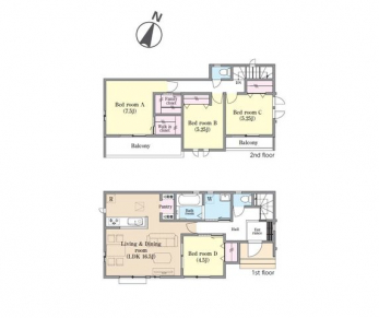 Ԏ}îPˌj@4LDK{WIC{t@~[N[[bg