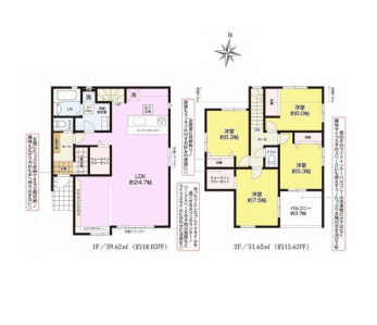 Ԏ}îPˌj@4LDK{yԎ[