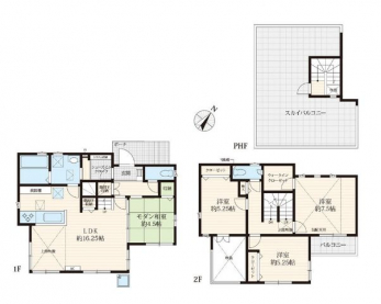 �Ԏ��}�i�̂P�ˌ��j�@4LDK