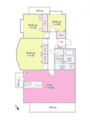 �Ԏ��}�i�̂P�}���V�����j�@3LDK