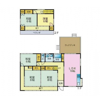 �Ԏ��}�i�̂P�ˌ��j�@5LDK