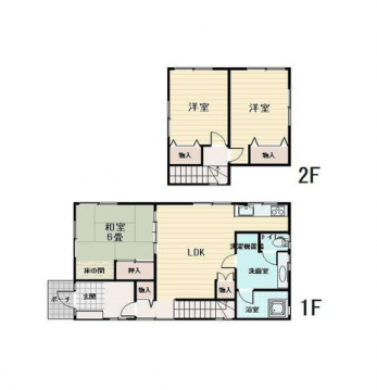 �Ԏ��}�i�̂P�ˌ��j�@3LDK