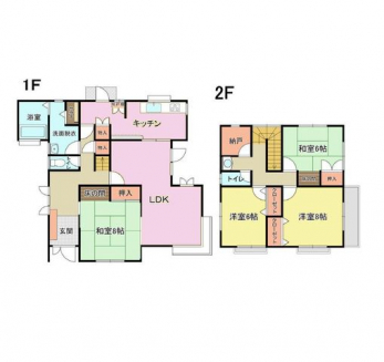 �Ԏ��}�i�̂P�ˌ��j�@4LDK