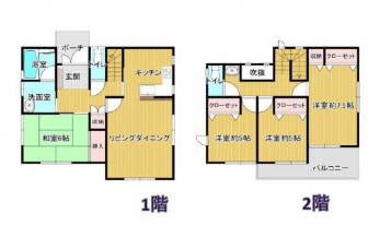 �Ԏ��}�i�̂P�ˌ��j�@4LDK