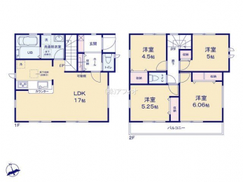 �Ԏ��}�i�̂P�ˌ��j�@4LDK