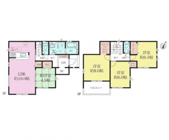 �Ԏ��}�i�̂P�ˌ��j�@4LDK