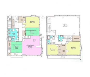 �Ԏ��}�i�̂P�ˌ��j�@5LDK�{2WIC