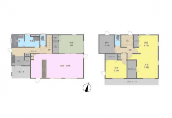 �Ԏ��}�i�̂P�ˌ��j�@4SLDK