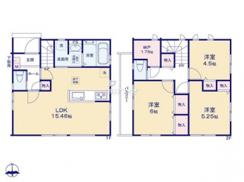 �Ԏ��}�i�̂P�ˌ��j�@3SLDK