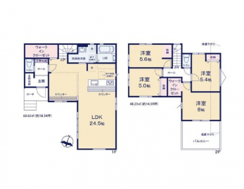 �Ԏ��}�i�̂P�ˌ��j�@4LDK