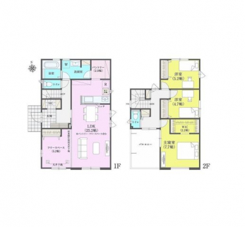 �Ԏ��}�i�̂P�ˌ��j�@4LDK