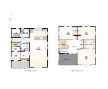 �Ԏ��}�i�̂P�ˌ��j�@3LDK