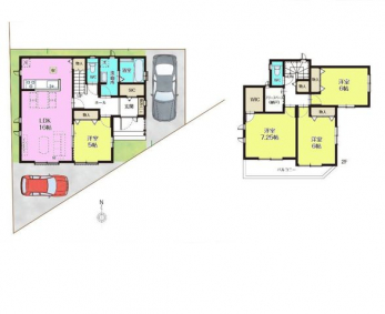 �Ԏ��}�i�̂P�ˌ��j�@4LDK