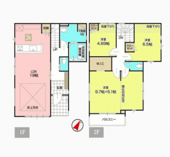 �Ԏ��}�i�̂P�ˌ��j�@3(4)LDK