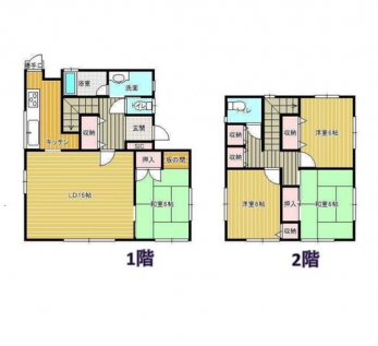 �Ԏ��}�i�̂P�ˌ��j�@4LDK