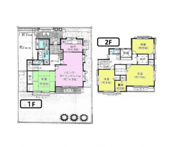 �Ԏ��}�i�̂P�ˌ��j�@4LDK