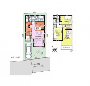 �Ԏ��}�i�̂P�ˌ��j�@3LDK�{WIC