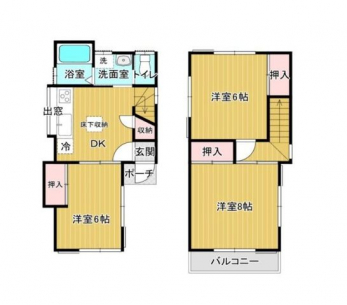 �Ԏ��}�i�̂P�ˌ��j�@3DK