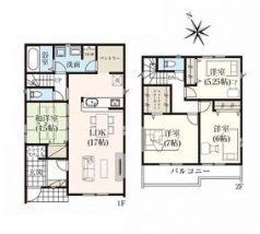 �Ԏ��}�i�̂P�ˌ��j�@4LDK