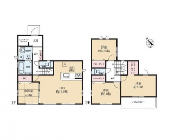 �Ԏ��}�i�̂P�ˌ��j�@4LDK