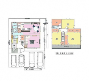 �Ԏ��}�i�̂P�ˌ��j�@3SLDK