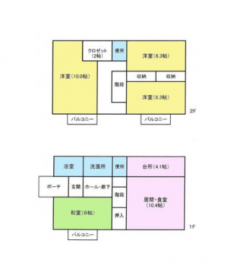 �Ԏ��}�i�̂P�ˌ��j�@4LDK