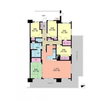 �Ԏ��}�i�̂P�}���V�����j�@5LDK�{WIC