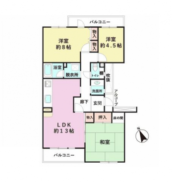 �Ԏ��}�i�̂P�}���V�����j�@3LDK