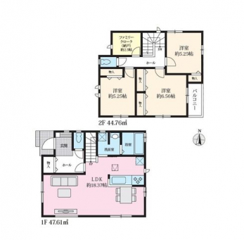 �Ԏ��}�i�̂P�ˌ��j�@3SLDK