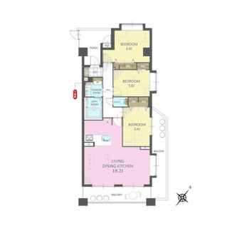 �Ԏ��}�i�̂P�}���V�����j�@3LDK