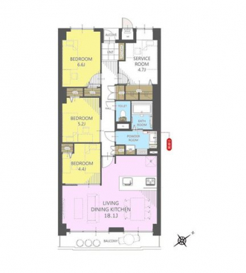 �Ԏ��}�i�̂P�}���V�����j�@3SLDK