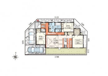 �Ԏ��}�i�̂P�ˌ��j�@3LDK