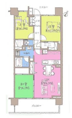 �Ԏ��}�i�̂P�}���V�����j�@3LDK