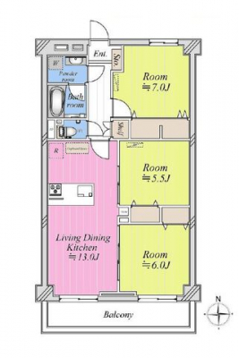 �Ԏ��}�i�̂P�}���V�����j�@3LDK