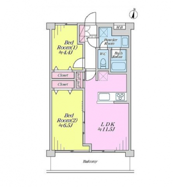 �Ԏ��}�i�̂P�}���V�����j�@2LDK