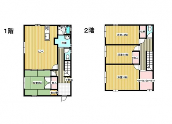 �Ԏ��}�i�̂P�ˌ��j�@4LDK