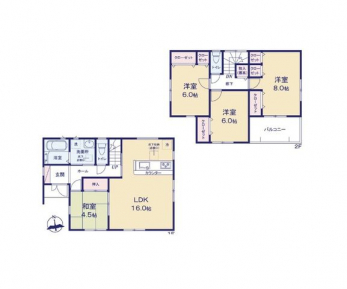 �Ԏ��}�i�̂P�ˌ��j�@�SLDK