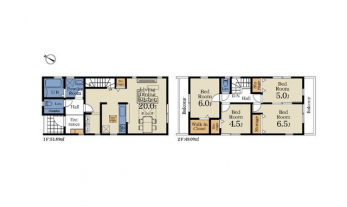 �Ԏ��}�i�̂P�ˌ��j�@4LDK