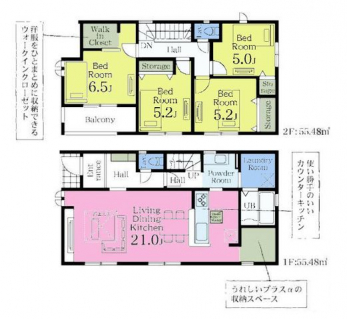 �Ԏ��}�i�̂P�ˌ��j�@4LDK